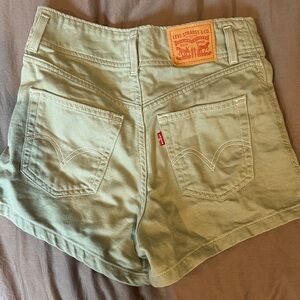 Levi's High Wasted Mom Shorts